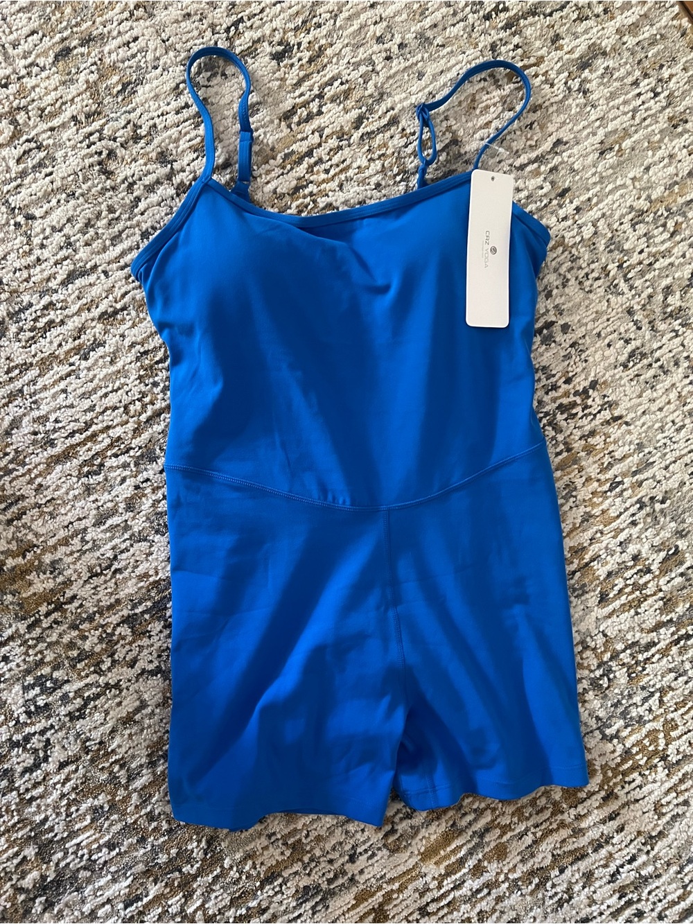 CRZ Bright Blue One-Piece Romper